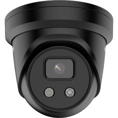 Hikvision IP, Turret kamera, 6 MP, Fix objektív, 2.8mm, EXIR 30m, Fekete,  IR, Beépített mikrofon,