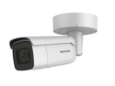 Hikvision 2 MP WDR motoros zoom AcuSense EXIR IP csőkamera; hang I/O; integrált RJ45