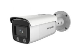 Hikvision IP, Csőkamera, 2 MP, Fix objektív, 4mm ColorVu,  Fehér LED