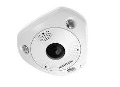 Hikvision 12 MP 360° vandálbiztos IR Smart IP panorámakamera; hang/riasztás be-/kimenet; mikrofon/hangszóró