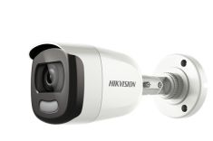 Hikvision Analóg HD, Csőkamera, 2 MP, Fix objektív, 2.8mm, ColorVu, 4 in 1, 20m Fehér LED