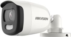Hikvision Analóg HD, Csőkamera, 5 MP, Fix objektív, 3.6mm, ColorVu, PoC, 20m Fehér LED
