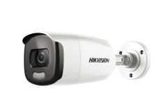 Hikvision Analóg HD, Csőkamera, 2 MP, Fix objektív, 3.6mm, ColorVu, 4 in 1, 40m Fehér LED