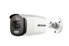 Hikvision Analóg HD, Csőkamera, 2 MP, Fix objektív, 2.8mm, ColorVu, 4 in 1, 20m Fehér LED