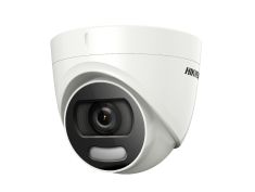 Hikvision Analóg HD, Turret kamera, 5 MP, Fix objektív, 3.6mm, ColorVu, PoC, 20m Fehér LED