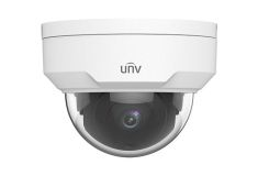 Uniview (4mm) 5MP fix Smart IR IP dóm kamera, smart funkció nélkül, DWDR, H.265, IK10,