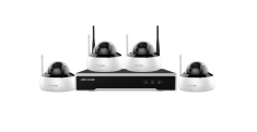 Hikvision 2MP IP wifi dómkamera (4db) és wifi NVR szett + beépített 1TB HDD