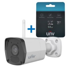 Uniview Otthoni Sorozat - 2MP WiFi-s csőkamera, ajándék microSD kártya
