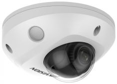 Hikvision IP, Mini dómkamera, 6 MP, Fix objektív, 4mm, EXIR 30m,  IR