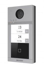 Hikvision Kétlakásos villa IP video-kaputelefon kültéri egység, kártyaolvasóval, WiFi