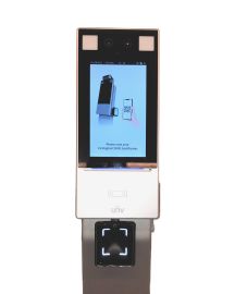 Uniview Beléptető terminál EU COVID GREEN PASS szkennerrel és csuklóhőmérővel