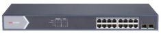 Hikvision Smart Gigabit POE switch, 225W, 16+2 port