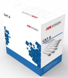 Hikvision Kábel, Hálózati kábel, UTP CAT 6, 305 méter,  0.53mm