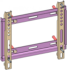 Hikvision Monitor, Monitor tartó, Fali tartó 19''-40'' monitorokhoz