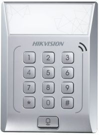 Hikvision Önálló beléptető terminál, Mifare kártyaolvasóval és billentyűzettel