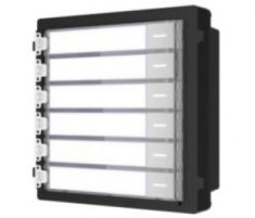 Hikvision Moduláris IP video-kaputelefon, kültéri 6 lakásos modul