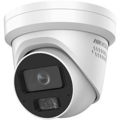 Hikvision IP, Turret kamera, 4MP, Fix objektív, 2.8mm, IR és Fehér LED, 40m, SD, Hang, alarm in