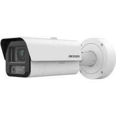 Hikvision IP, Csőkamera, 4MP, Motoros objektív, 2.8-12mm, IR és Fehér LED, 50m, SD, Hang, alarm in