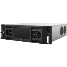 Hikvision NVR, 128 csatornás, HDD 16, DeepInMind,  512Mbps