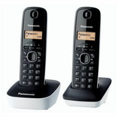 Vezeték Nélküli Telefon Panasonic KX-TG1612 Borostyán Fekete/Fehér