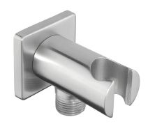 Sapho MINIMAL kézizuhany tartó fali csatlakozóval, inox MI035