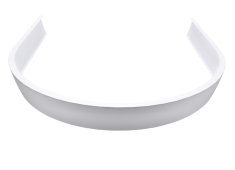 POLYSAN ISA zuhanytálca előlap 