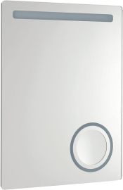 ASTRO tükör beépített kozmetikai tükörrel LED világítással 60x80 MIRL2 Sapho