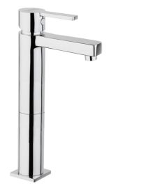 Sapho ESPADA magasított mosdó csaptelep automata leeresztővel, króm ES06