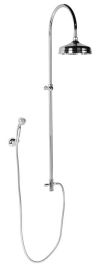 REITANO ANTEA zuhanyoszlop króm, kézi és fejzuhannyal, gégecsővel,csaptelep nélkül