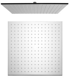 Sapho fejzuhany, szögletes, 40x40x0.7 cm, króm, AQ716