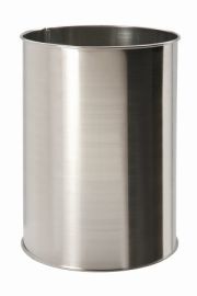 BEMETA HOTEL Fali szemetes, tető nélkül, 200x285x200mm, 9l, inox/matt (115115035)