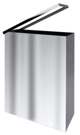 BEMETA HOTEL Fali vagy álló szemetes, 370x460x165mm, 25l, matt (125115045)