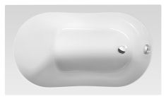 AQUALINE JIZERA beépíthető egyenes akril kád 120x70x39 cm G1270