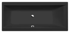 POLYSAN CLEO kád, 160x70x48cm, matt fekete