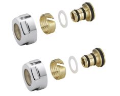 AQUALINE ECO tömítés, alupex, 16 mm, menet 24-19, nikkel (pár) CP9980