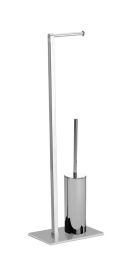 WC papírtartó állvány kefével, króm 783213 Sapho