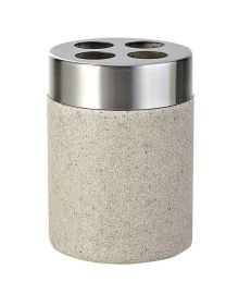 Ridder STONE Ecru fogkefetartó, kőhatású, bézs/inox 22010211