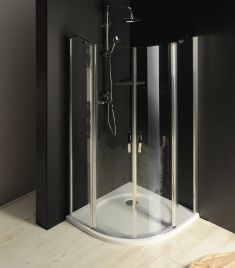 Gelco ONE negyedköríves zuhanykabin 80x80 cm, transzparent üveg GO5880