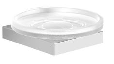 Sapho QUINNY szappantartó, króm, matt üveg QE512