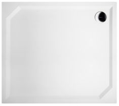 Gelco SARA öntött márvány zuhanytálca, 80x90x4 cm, szögletes HS8090