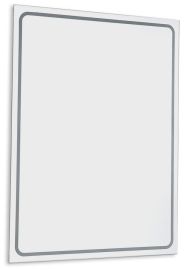 Sapho GEMINI II fürdőszoba tükör LED világítással 60x80 cm GM060
