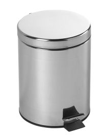 AQUALINE SIMPLE LINE szemetes kosár, 5l, csiszolt inox 27105