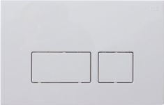 Duálgombos nyomólap, fehér 54MD0103E Sapho