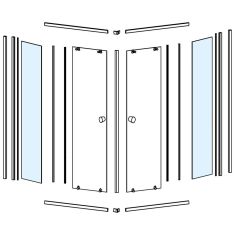 HLF909 tartalék fix üveg
