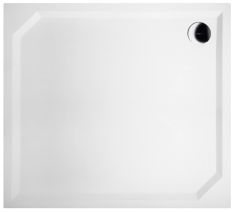 Gelco SARA öntött márvány zuhanytálca, 100x90x4 cm, szögletes HS10090