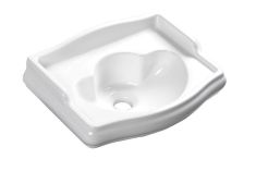 Kerasan RETRO mosdó, 41x32 cm, csaplyuk és túlfolyó nélkül 103301