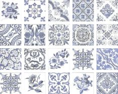 FABRESA OPORTO Decor Bianco (15x15), (44 db/doboz = 0,99 m2)