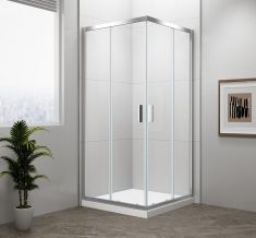 Sapho EASY LINE, szögletes zuhanykabin, 80x80 cm, transzparent üveg EL5215