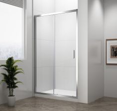 Sapho EASY LINE zuhanyajtó, 110 cm, átlátszó üveg EL1115