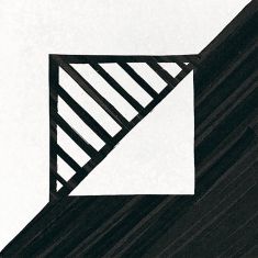 EQUIPE CAPRICE DECO Patchwork B&W (20x20), (25 db/doboz = 1 m2)